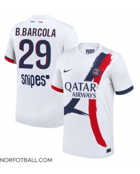 Billige Fotballdrakt Paris Saint-Germain Bradley Barcola #29 Replika Bortedrakt 2025-26 Kortermet Billige Fotballdrakt Paris Saint-Germain Bradley Barcola #29 Replika Bortedrakt 2025-26 Kortermet